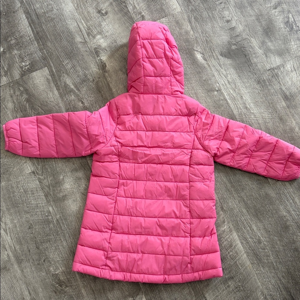 Amazon Essentials Pink Hooded Puffer Jacket - Picture 6 of 8